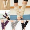 Вязаные носки для йоги, гетры, женские, на бедро, носки крючком, чехлы для сапог `