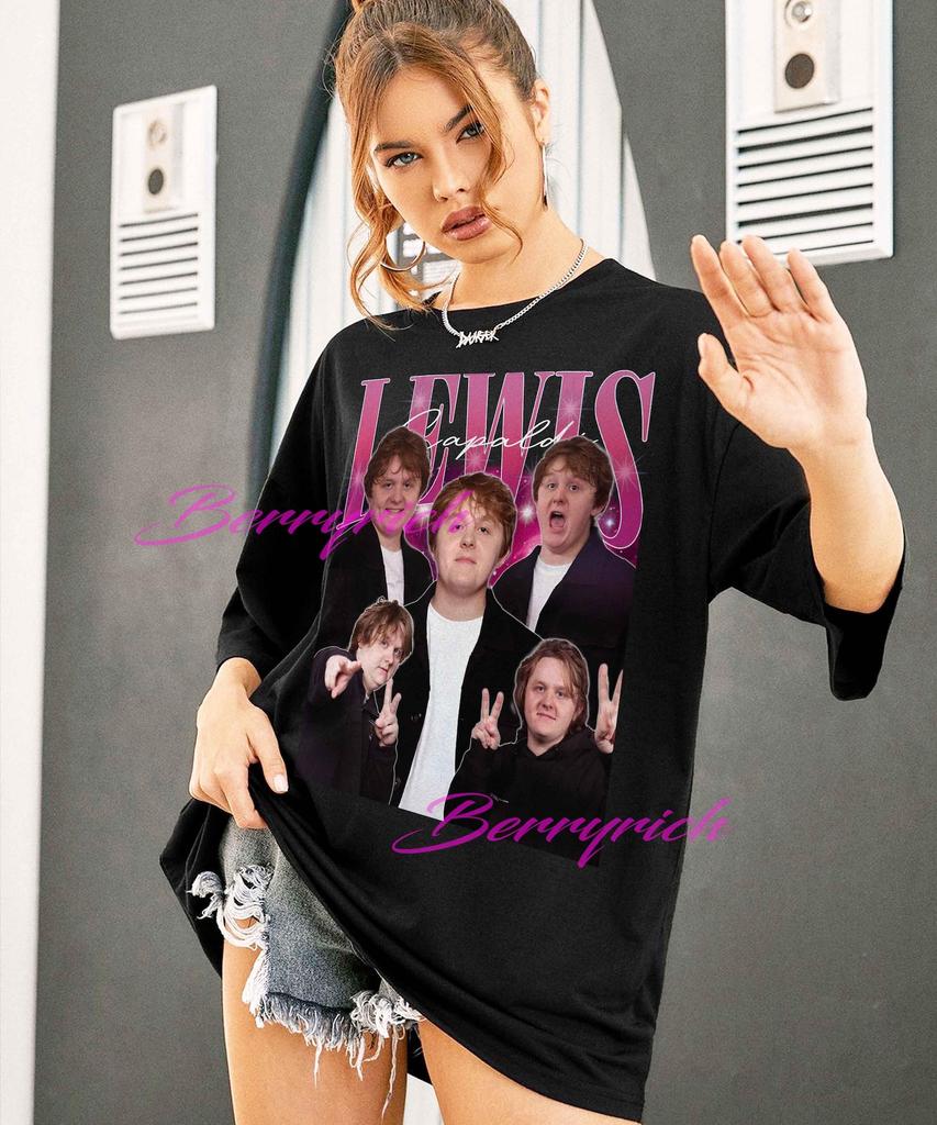 Lewis Capaldi Inspired Concert Graphic T-Shirt, Vintage Pop Singer Tee