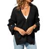 Women Oversized Button Down Cardigan Knitted Long Sleeve Open Front Sweater