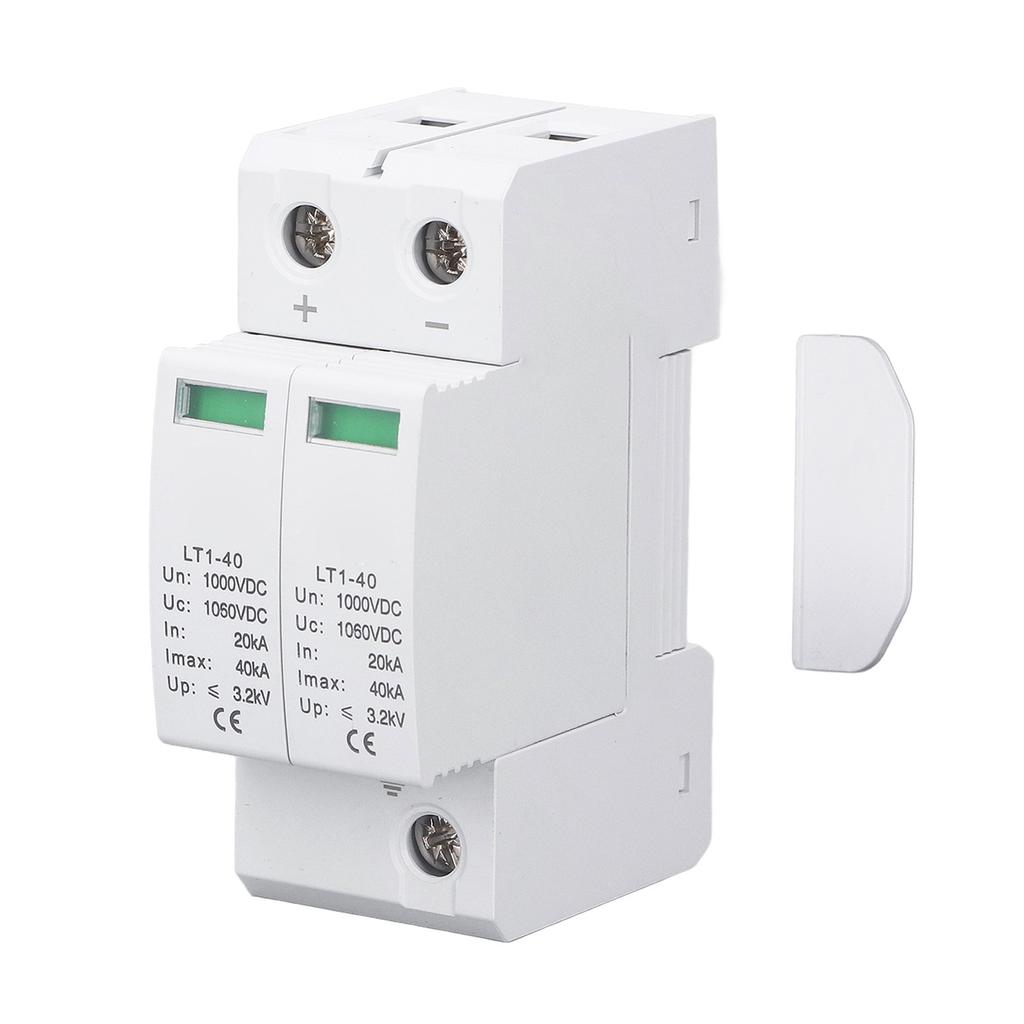 Устройство защиты от импульсных перенапряжений 2P Огнестойкий Модульный Фотоэлектрический УЗИП для Жилого Дома