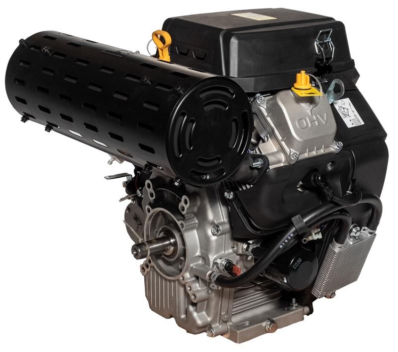 Двигатель Loncin Lc2V80Fd-A Внутреннего сгорания Бензиновый V-Twin V2 27 л.с. Двухцилиндровый Горизонтальный цилиндрический вал 25,4 мм Двигатель Loncin 2V80 Honda, Vanguard, Briggs, Ko