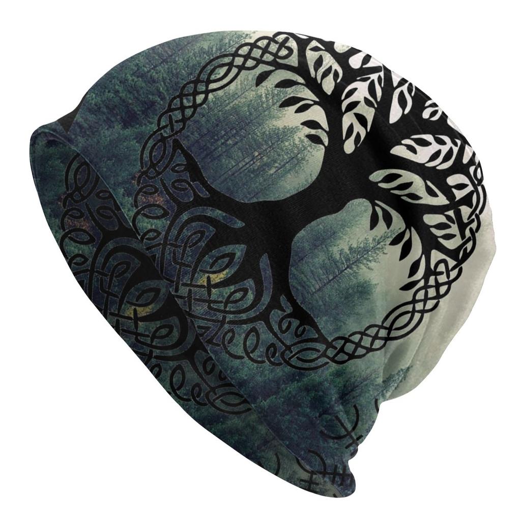Шапки Viking Ragnar Lothbrok Skullies, шапки Norse Vegisir Runes, повседневные уличные шапки унисекс, теплые вязаные шапки двойного назначения
