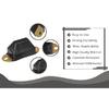 NONY Universal Bump Stop Leaf Spring Bumper Set 9.9137G Fit for Cars, SUVs and Trucks 1976-1983 Jeep CJ5 & 1976-1986 Jeep CJ7