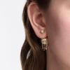 DIOR Metal Earrings Women's Gold E3310WOMRS