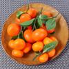 And Leaves Fruit Display Imitation Fruits Artificial Fruit Party Decor Fake Oranges Tangerine Model