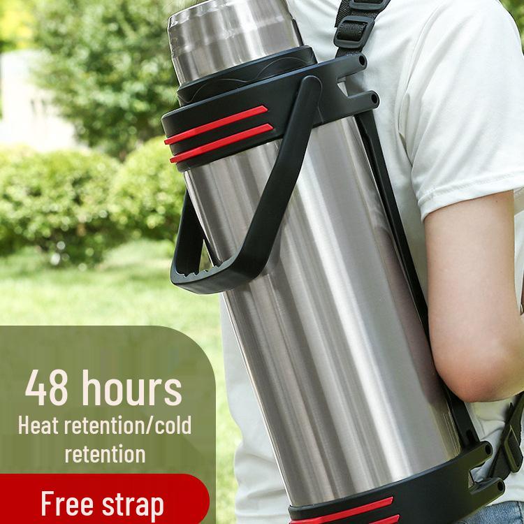 Large Capacity Stainless Steel Thermos Cup for Men & Women - Portable Car Bottle for Home & Outdoor Use