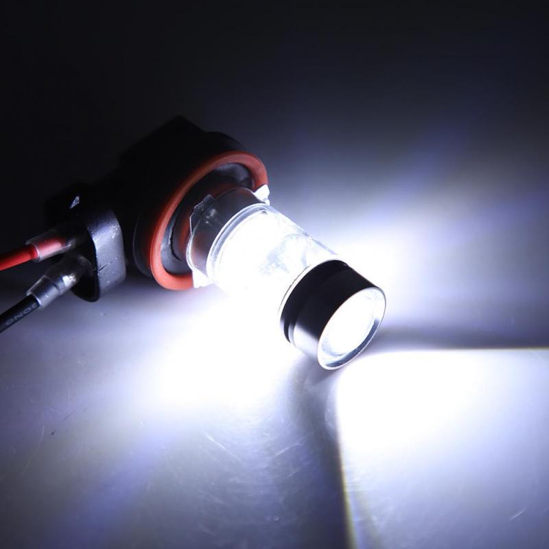 H11 H8 Противотуманные фары 100W 20LEDs Автомобильные противотуманные фары Лампа белого цвета