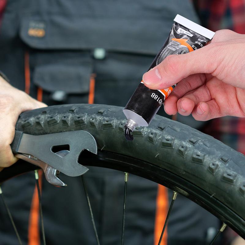 Клей для ремонта шин 50 мл, прочный клей для резины, ремонт проколов шин, для склеивания боковин или устранения протечек в шинах, клей для ремонта автомобильных шин