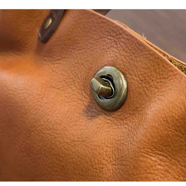 Johnature Женская сумка из натуральной кожи в стиле ретро, большая вместимость, универсальные сумки через плечо