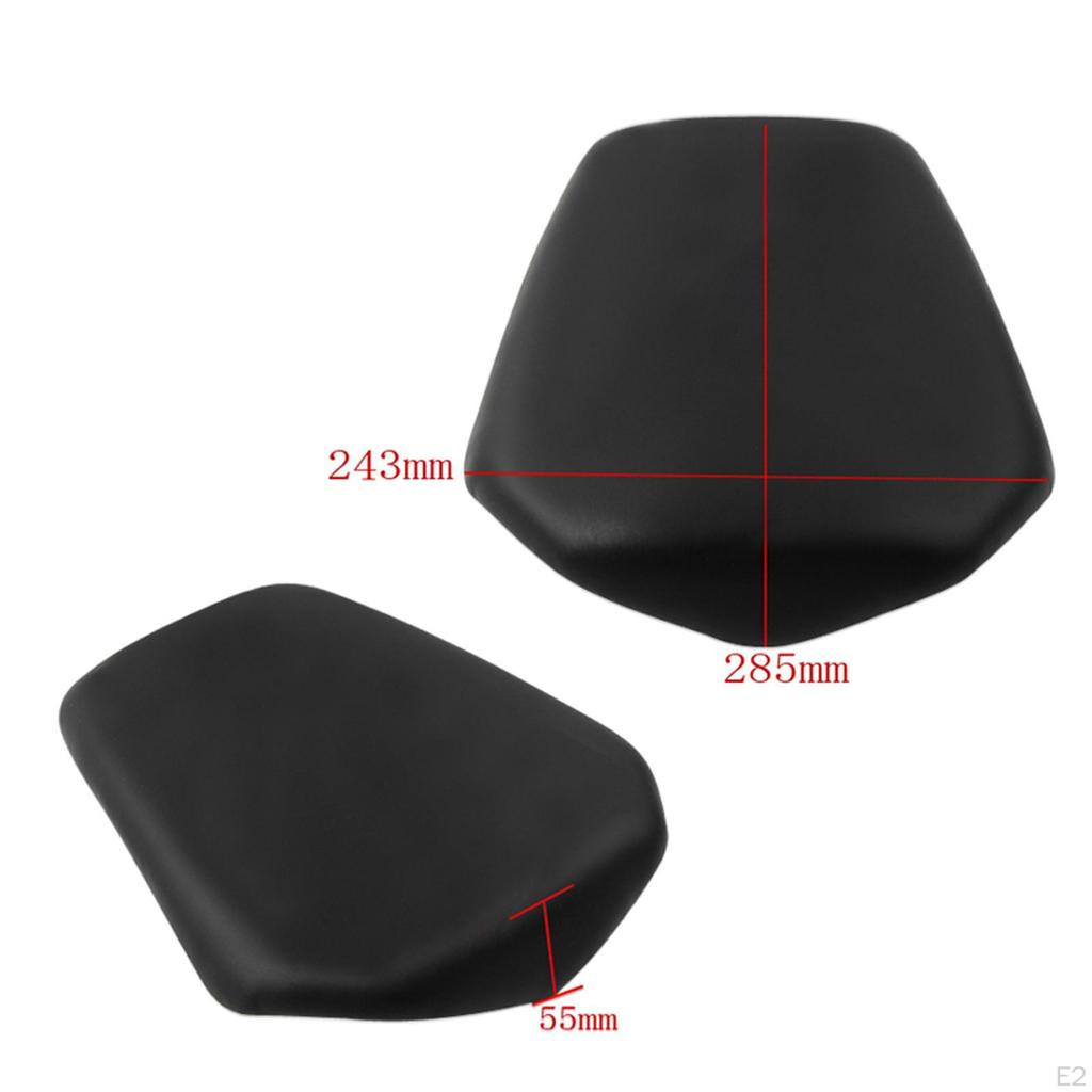 Мотоциклетное пассажирское сиденье из искусственной кожи, легкие прямые запасные части для замены