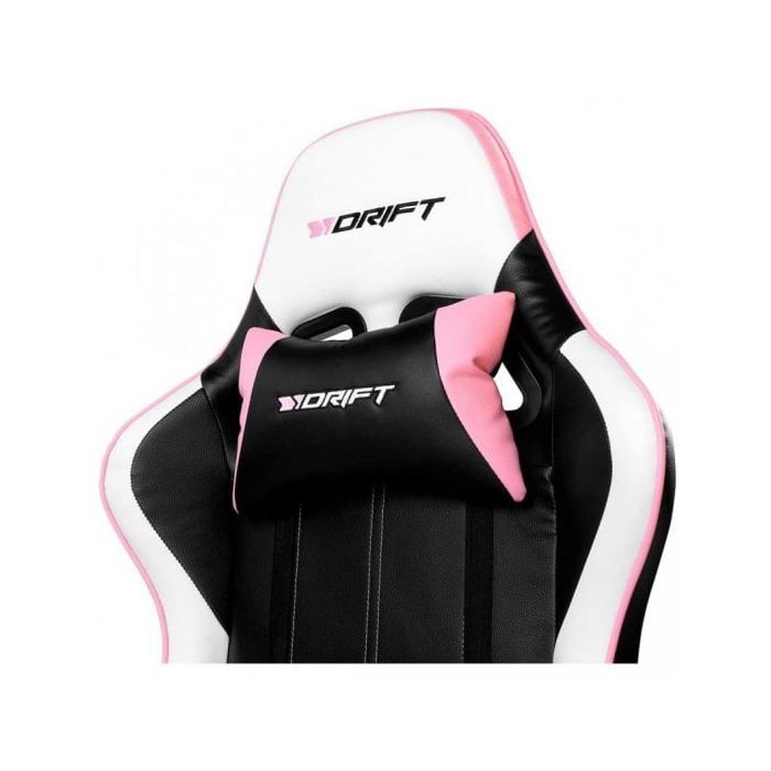 Chaise de jeu Drift Dr175 noir/blanc/rose