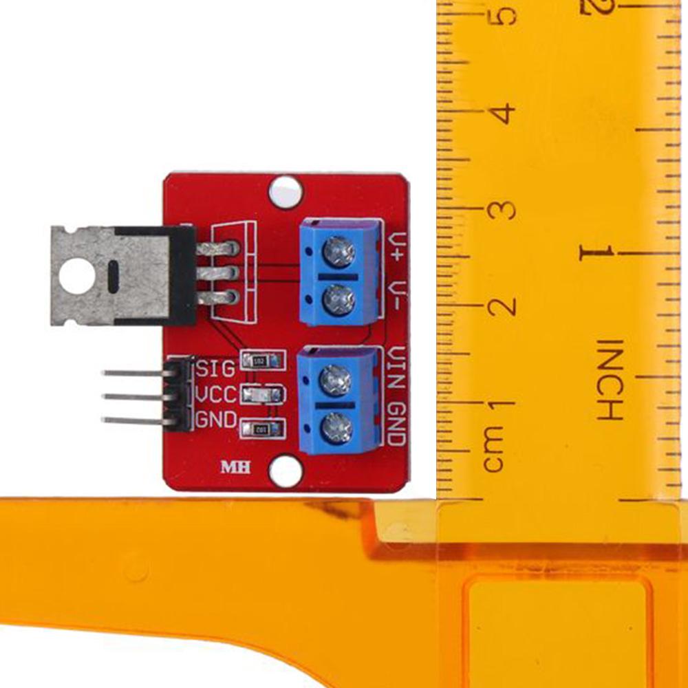 5 шт. IRF520 MOSFET красный Микроконтроллер irf520 mosfet Кнопочный драйвер для Arduino MCU ARM Arduino