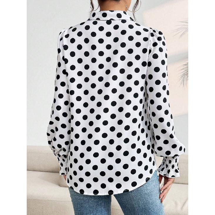 Весна и осень новый женский универсальный длинный рукав повседневный деловой дорожный элегантный комфорт сексуальный низ рубашка топ