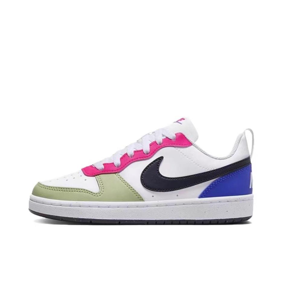 Nike Court Borough Macaron Double 2.0 Lightweight Low Top Skateboard Shoes Women's Glacier Blue DV5456-108(team-1342.0)-Random packaging bags