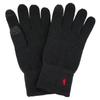 Polo Ralph Lauren PC0712 Переработанные Сенсорные Смартфон Черные Перчатки, Унисекс, Совместимые, 001, [Б/У]