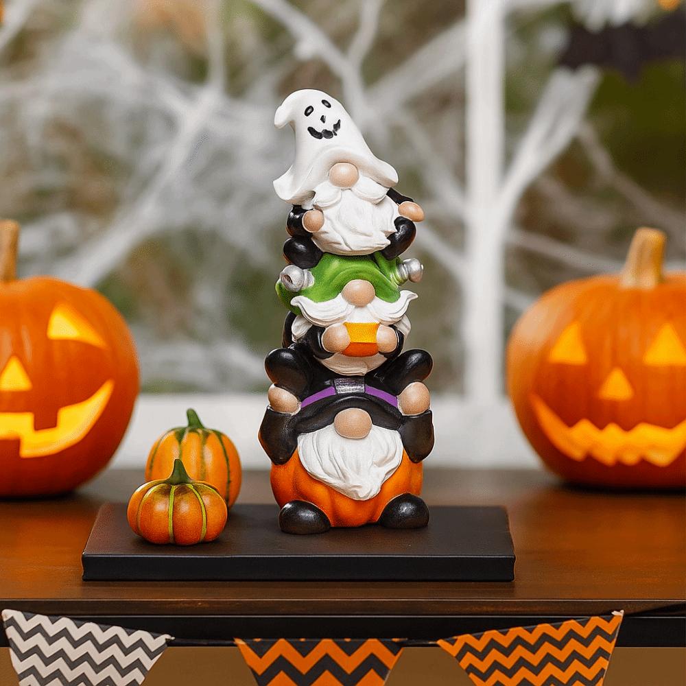 Handmade Dwarf Statue Unique Garden Ornaments Durable Halloween Statue  Halloween