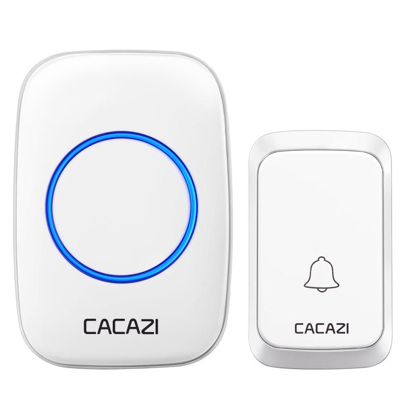 Waterproof Flashing Wireless Doorbell: Battery-Operated with Call Button, No Plug Needed, Ideal for Home Use