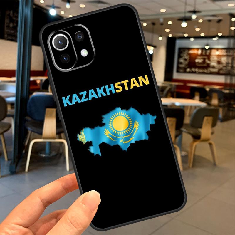 Чехол с флагом Казахстана для Xiaomi 14T 11T 12T 13T Pro 13 14 15 Ultra POCO X7 Pro X3 X5 X6 F5 F6 M6 Pro Coque