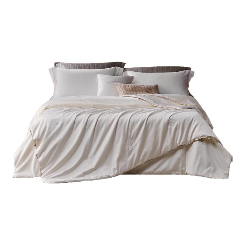 Luolai 100% Mulberry Silk Quilt, 100-Count A-Grade Cotton Cover