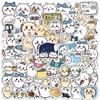 10/50pcs Kawaii Anime Cartoon Chiikawa Stickers Cute Chiikawa Creativity Stickers for Different Purposes