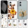 Flowers Pressed Case For OPPO Reno 7 8 10 Pro 8T 2Z 4Z 5Z 6 Lite OPPO Find X6 Pro X2 X5 Lite X3 Neo Cover