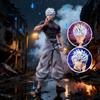 23 см Фигурка Действия Сатору Годжо из Jujutsu Kaisen Изысканная Трехголовая Статуя ПВХ Аниме Коллекционная Модель Игрушка Настольное Украшение Подарок