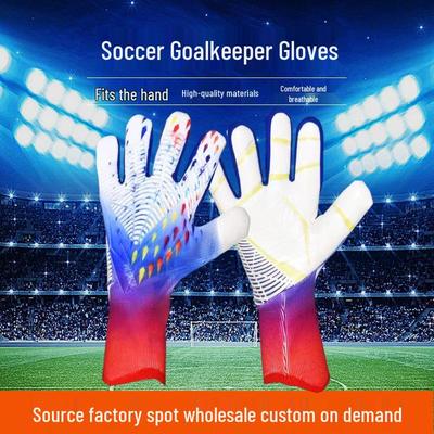 Вратарские перчатки Falcon Soccer Pro - дышащие, прочные, из латекса, без пальцев, для взрослых и детей.