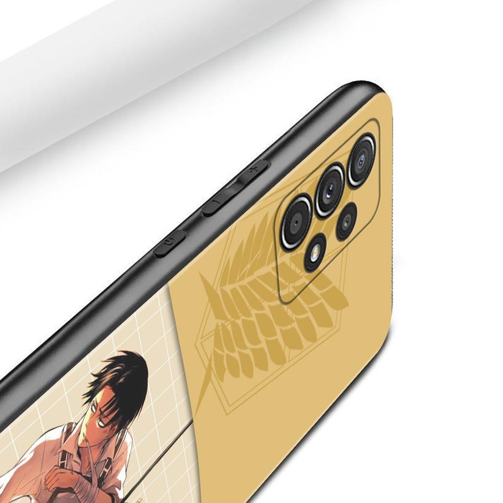Силиконовый чехол для Samsung Galaxy A51 A12 A21s A71 A31 A02s A11 A41 A01 A02 A72 A42 A52 A32 A22 в виде ракушки аниме Shingeki No Kyojin