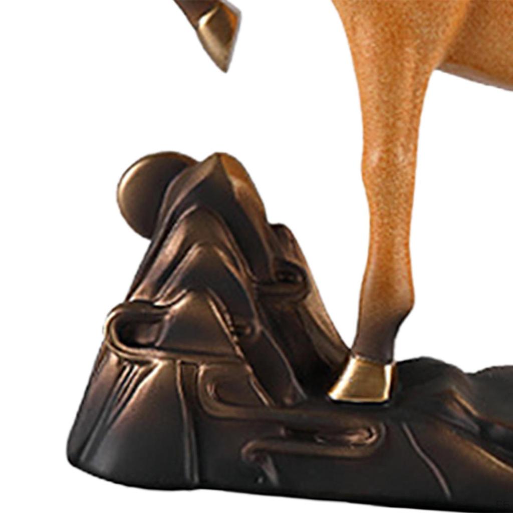 Расписанная вручную скульптура лошади, центральное украшение стола 25x7x26.5см