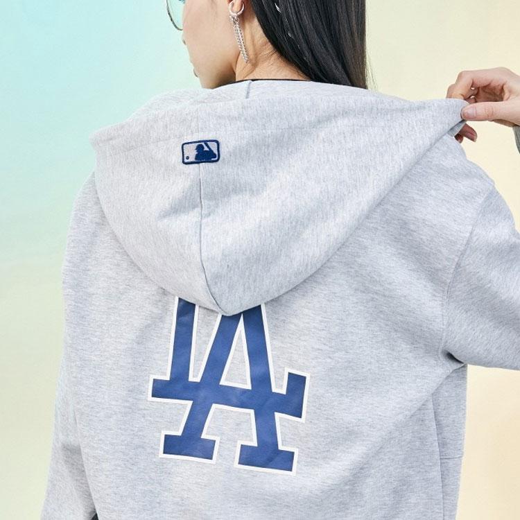 New MLB Sweatshirt Unisex Light Gray 3ATRB0121-07MGS