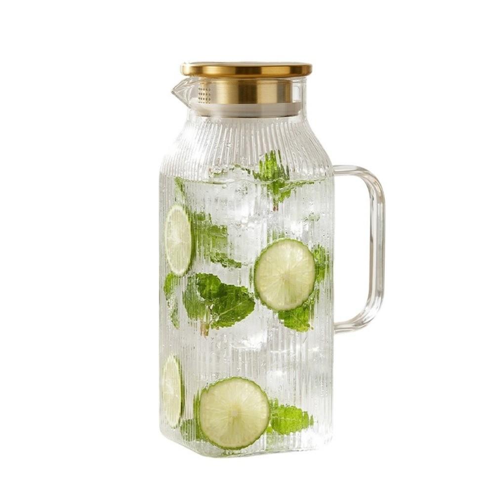 with Lid Glass Teapot Jug High Borosilicate Cold Water Glass Kettle Home Kitchen Use