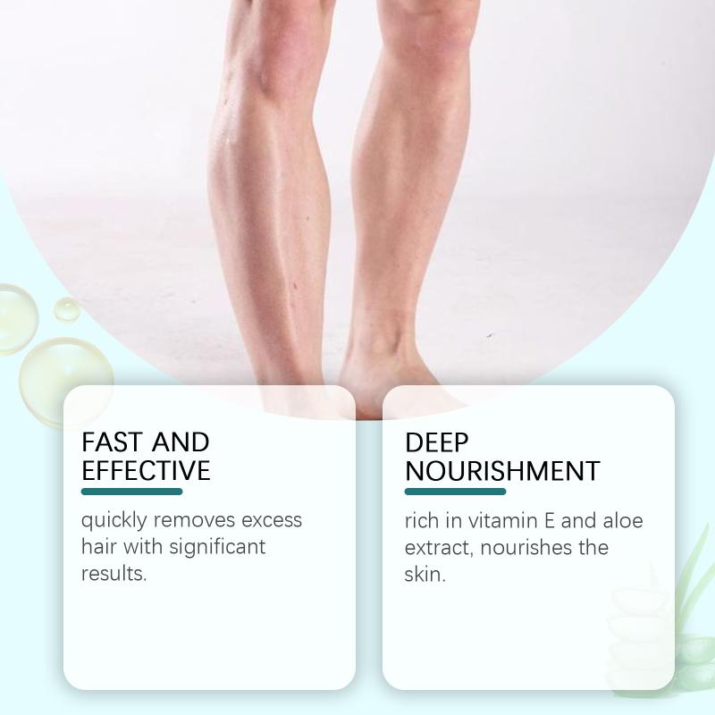 East Moon Men'S Hair Removal Cream Mild Gentle Armpit Arm Full Body Hair Remover Clean Smooth Moisturize Skin