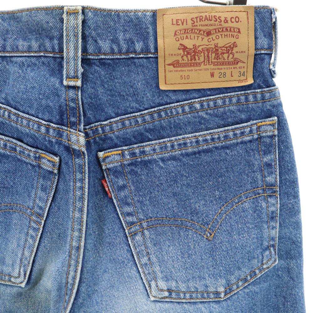 Levi's 90-е 510 Сделано в США старые джинсы W28 синие джинсы Мужские Б/У