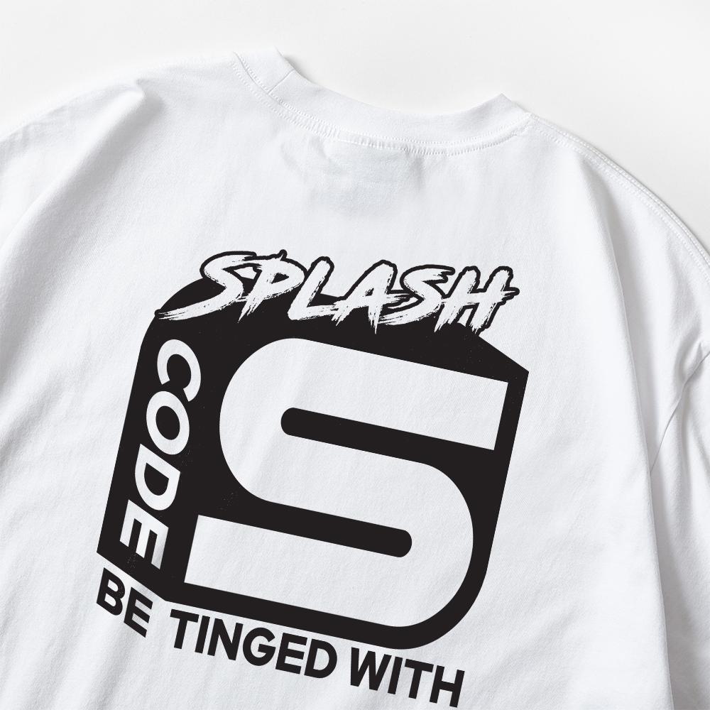 Seupeullaesikodeu Белая футболка с коротким рукавом - Splash Code