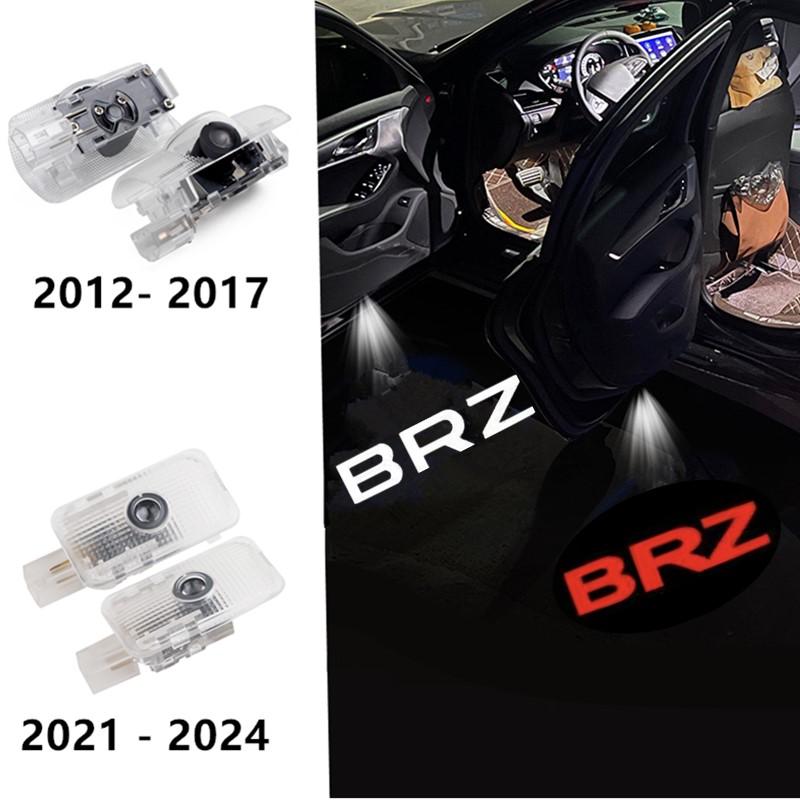 2Pcs LED Car Door Welcome Lights Projector Courtesy Lamp Styling Accessories For BRZ 2012 - 2015 2016 2017 2021 2022 2023 2024