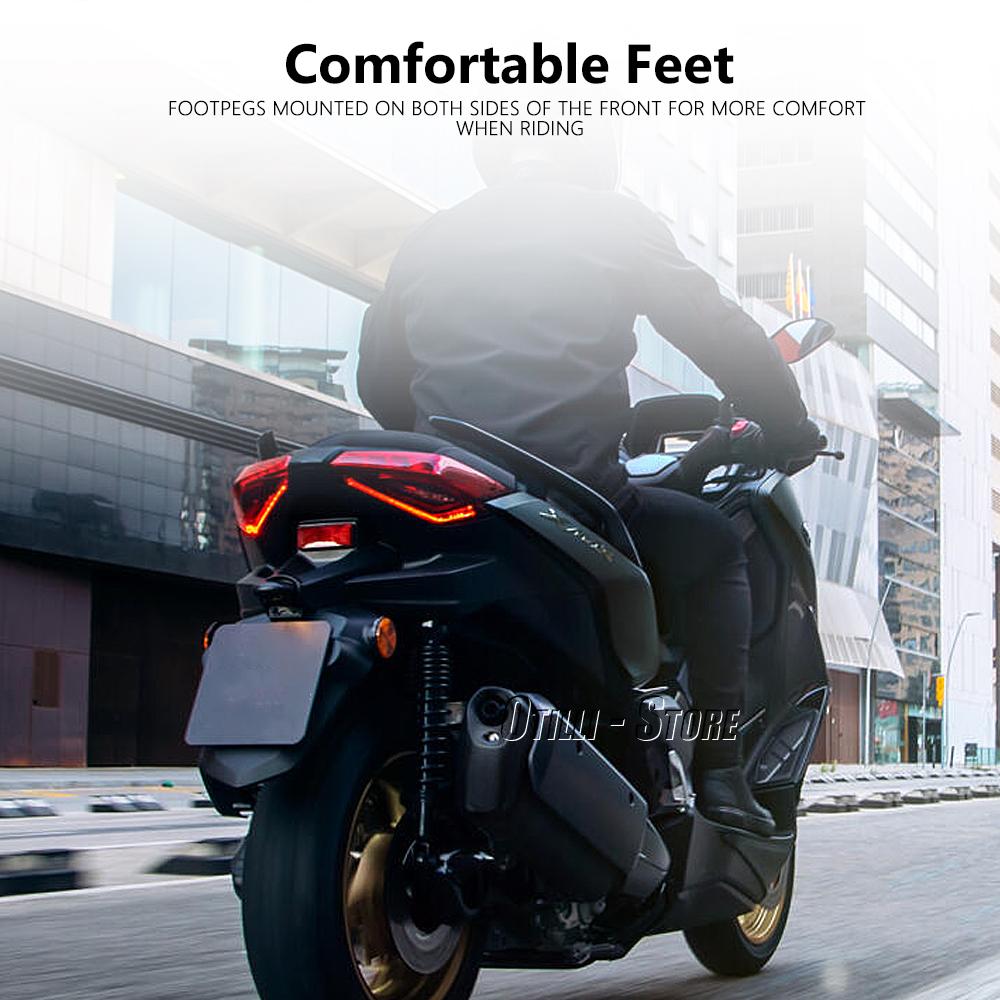 Мотоциклетные подножки Подушечки для ног Пластина педали Педали Для Yamaha X-MAX 125 250 300 400 XMAX125 XMAX250 XMAX300 2017-2025 XMAX400