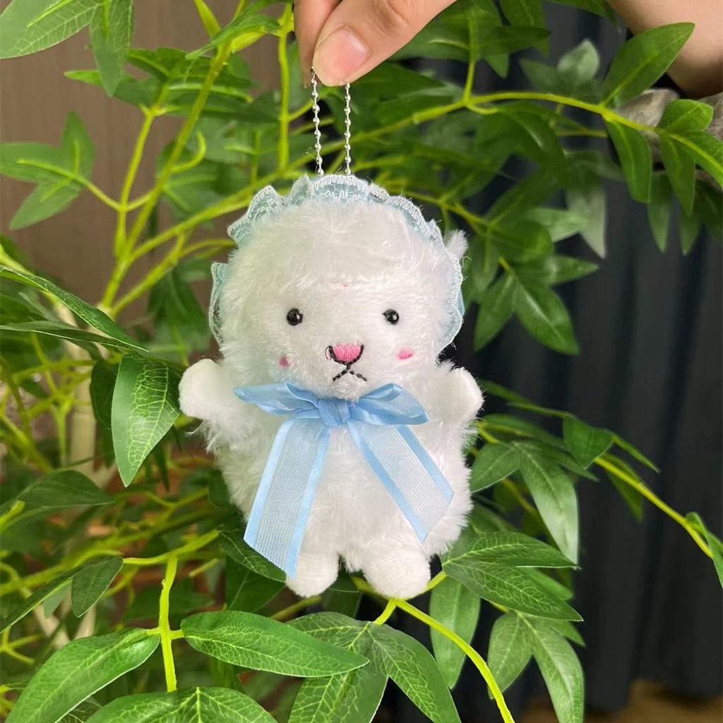 Mini Enchanting Sheep Plush Toy Keychain Cute Soft Short Doll Plush