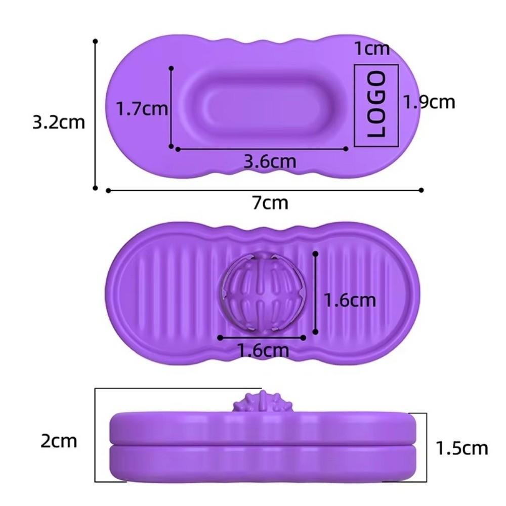 with Rolling Ball Sensory Stone Toy Silicone Fidgeting Toys Suitable for Children Teens