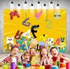 Coloring Alphabet Lore Theme Background Children Birthday Party Decoration Banner Baby Shower Early Education Gifts Photo Props1743