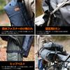 DOPPELGANGER Tarpaulin Daypack that doubles as a seat Capacity 20L Motorcycle Tarpaulin Bag Series Detachable Shoulder Belt Roll Top Air Valve