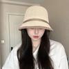 Big head circumference bucket hat female M standard face covering sun protection hat UV protection beach outdoor sun hat