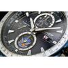 [KENTEX] Watch Solar Chronograph Blue Impulse Model 100m Waterproof S802M-03 Men's Silver