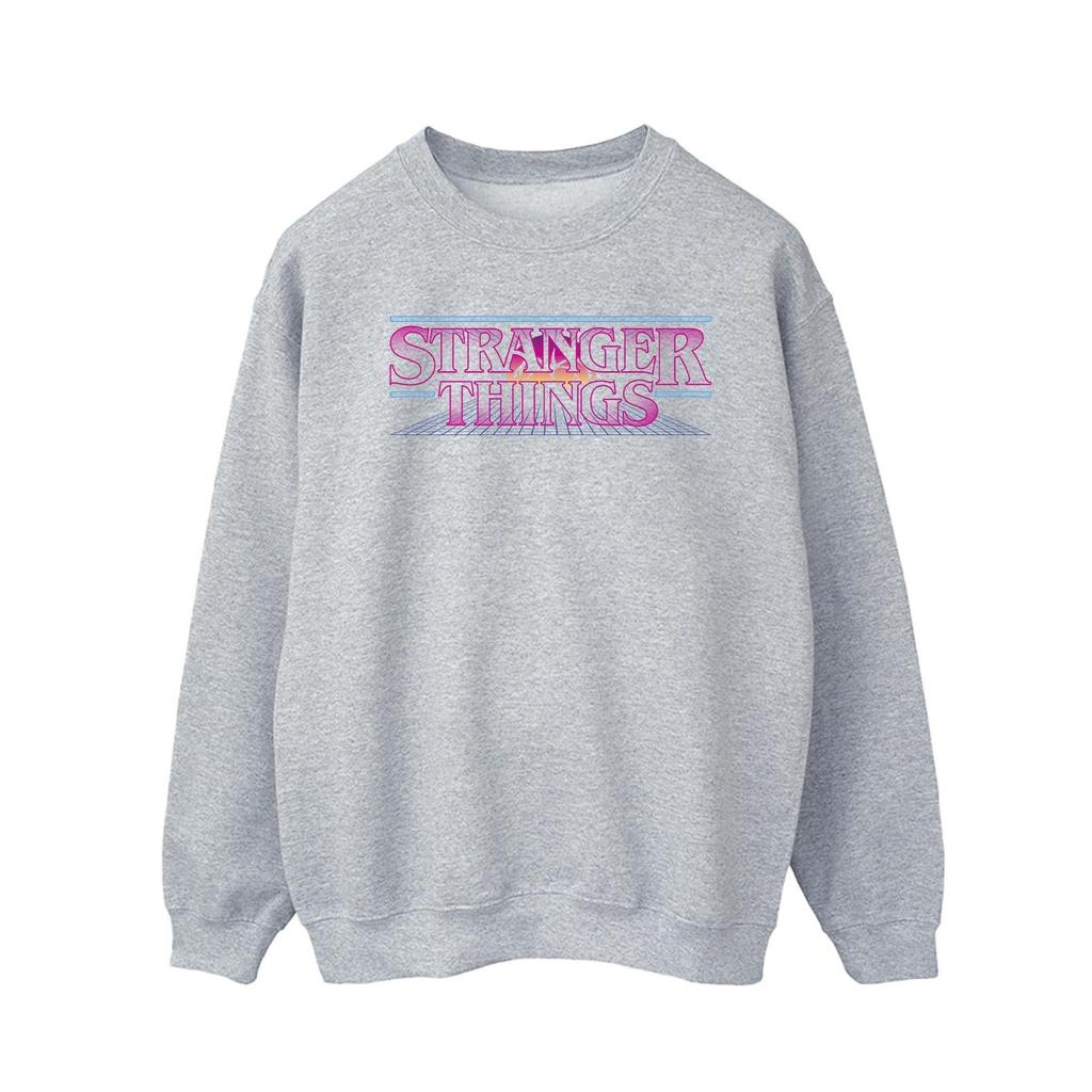 Netflix Mens Stranger Things Retro Title Sweatshirt