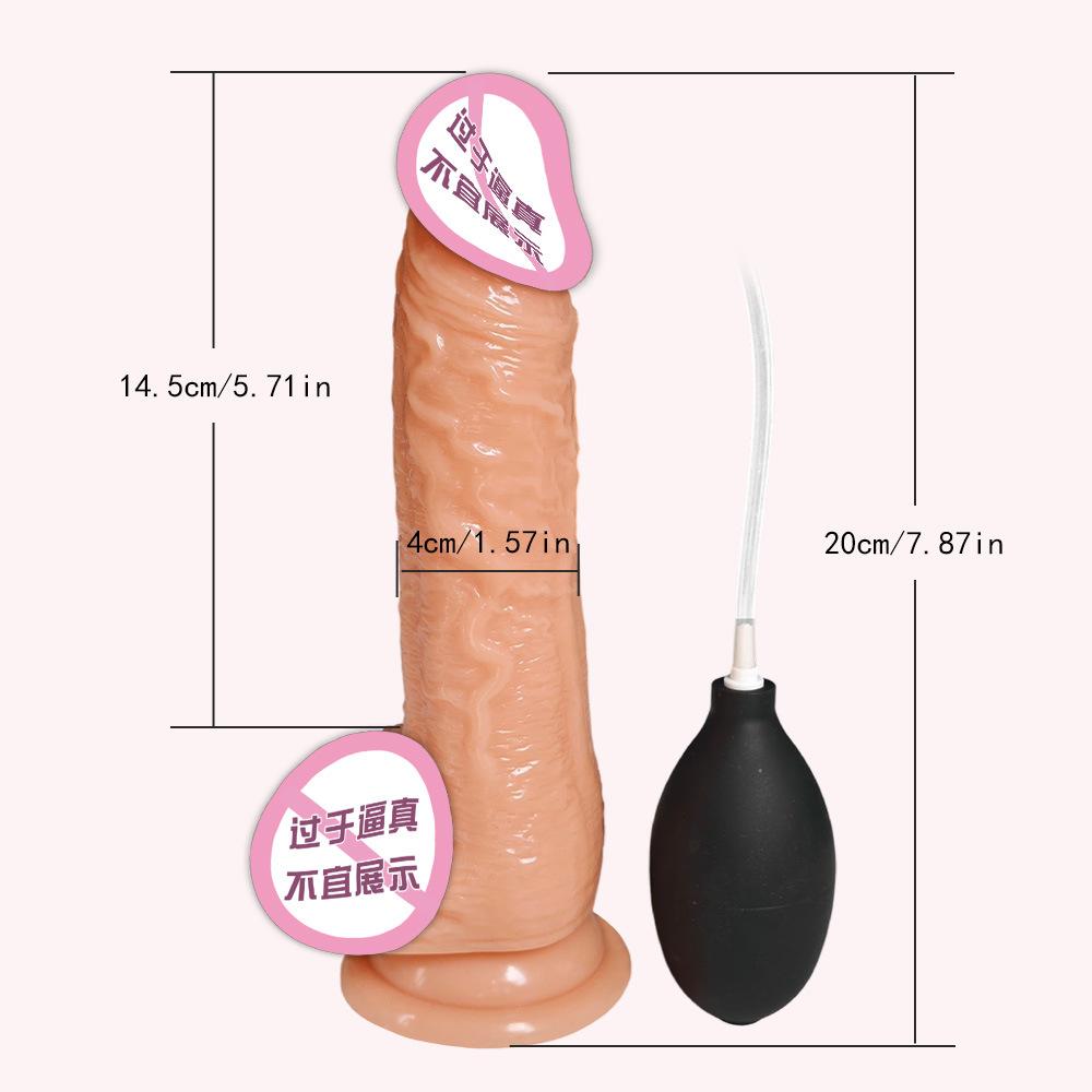 Can Spray Female Masturbator Size Simulation Dildo Shooting Male Root Inverted Model Adult Female Sex Toy