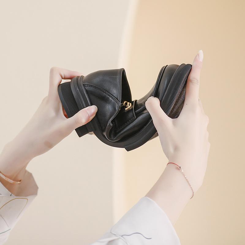 Кожаные женские новые женские туфли в британском стиле, маленькие кожаные туфли, женская обувь, туфли в стиле маленькой феи