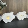 3D Pig Atmosphere Lamp Silicone Mold Hollow Small Animal Lamp DIY Art Craft Desktop Home Decor Plaster Decoration Molds