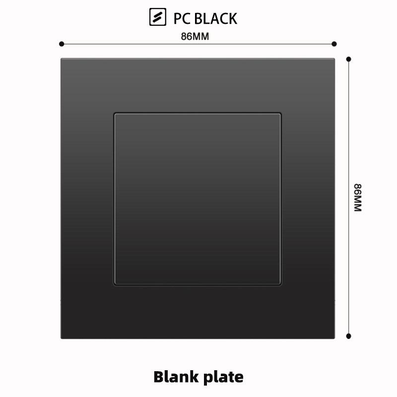 Universal 13A Type-C Quick Charge 5-pin Socket Uk Wall Electrical Outlet with USB Charger White Smart Double Power Socket Plug