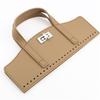 1Set Detachable PU Leather Bag Handle Bag Flap Cover with Lock Replacement Accessorie for DIY Crochet Handbag Sewing Kit