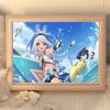 7-дюймовая декоративная подставка для фотографий Genshin Impact Marani Game/настенное украшение/украшение для полки для общежития/учебной комнаты