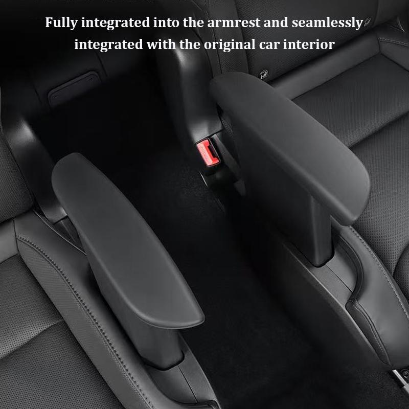 Car Handrail Protection Gloves For Tesla Model YL 6-Seater Silicone Second Row Armrest Protective Cover Car Interior Accessories